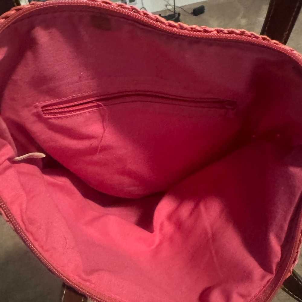 Crocheted bag never used